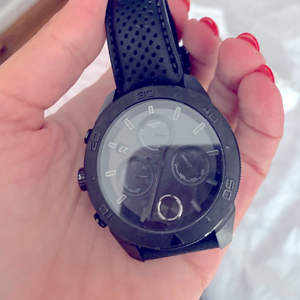 Movado Bold all black watch